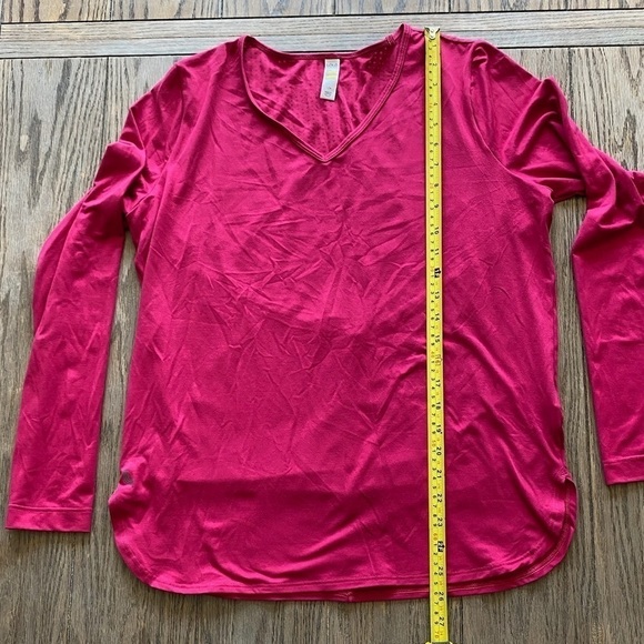 Lolë Kuma Top Side Slits Mesh Reflective Running Outdoor Long Sleeve Size Large - Picture 10 of 12
